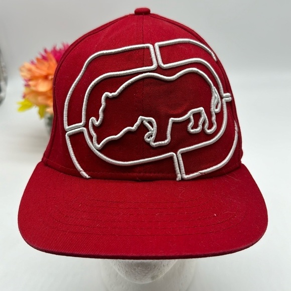 Ecko Unltd Red Hat with White Embroidery HT5999 - Picture 1 of 4
